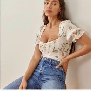 Reformation citron top